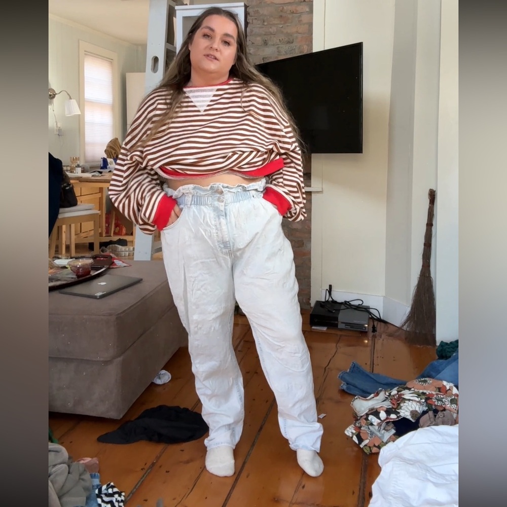 THE COMFIEST PAPER BAG STYLE JEANS